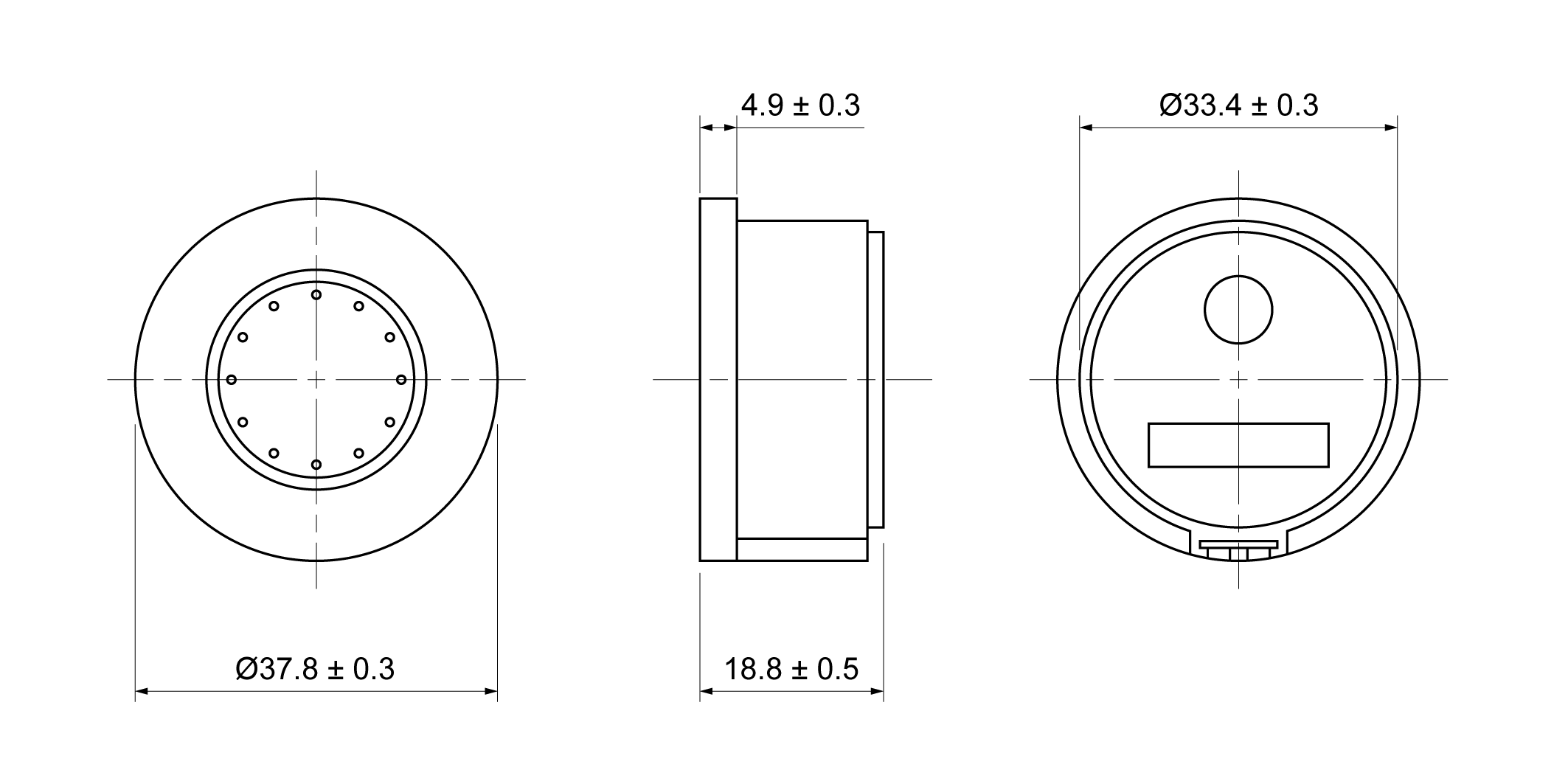 DR3819-P300 Mechanical Drawing